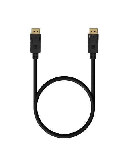 CABLE DISPLAYPORT V1.2 4K60HZ DPM-DPM NEGRO 1.5M AISENS A124-0549
