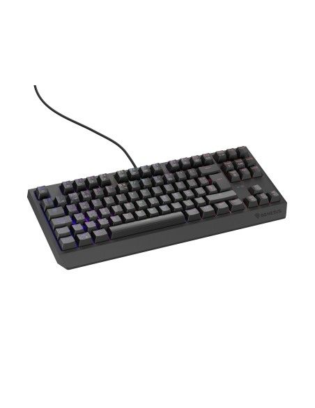 TECLADO GAMING GENESIS THOR230 TKL RGB MECANICO NEGRO SWITCH OUTEMUROJO HOT SWAP