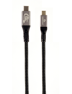 CABLE GEMBIRD USB 3.2 GEN. 2X2 TIPO C DE PRIMERA CALIDAD, 20 GBPS, 100 W, 1,5 M
