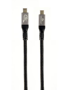 CABLE GEMBIRD USB 4 TIPO C DE PRIMERA CALIDAD, 40 GBPS, 240 W, 1,5 M