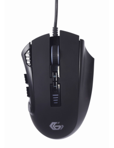 RATON GAMING GEMBIRD USB CON RETROILUMINACION RGB, 10 BOTONES