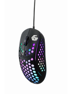 RATON GAMING GEMBIRD USB CON RETROILUMINACION RGB, 6 BOTONES