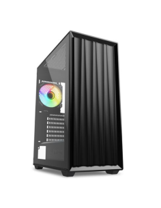 CAJA GAMING SHARKOON VK3 RGB ATX NEGRO 2XUSB 1XTRRS SN FUENTE