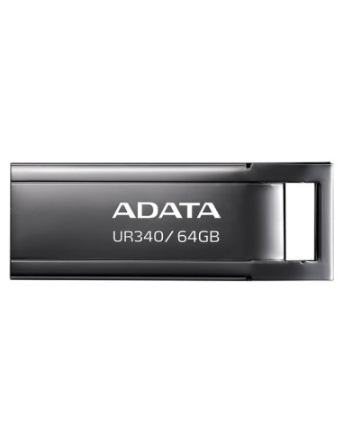 ADATA Lapiz USB UR340 64GB USB 3.2 Metal Black