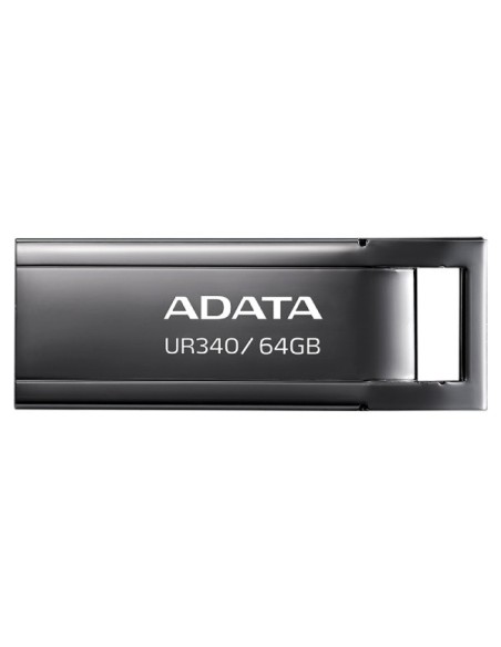 ADATA Lapiz USB UR340 64GB USB 3.2 Metal Black