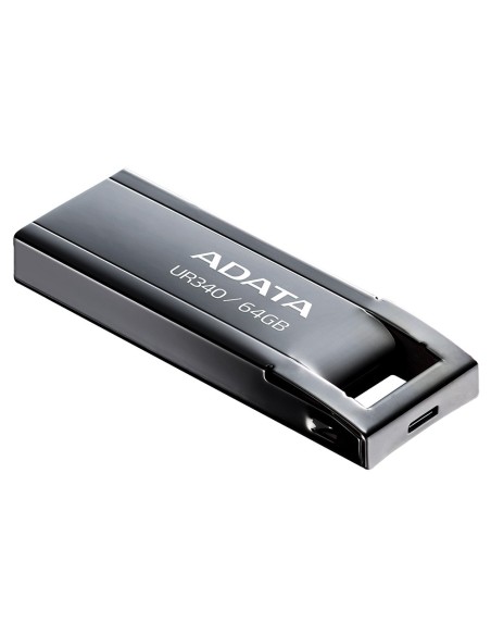 ADATA Lapiz USB UR340 64GB USB 3.2 Metal Black