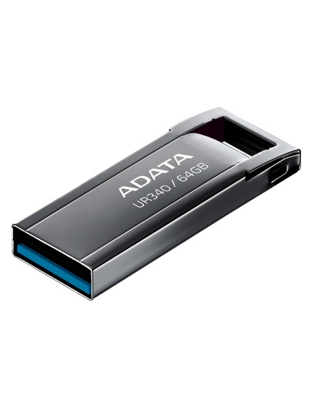 ADATA Lapiz USB UR340 64GB USB 3.2 Metal Black