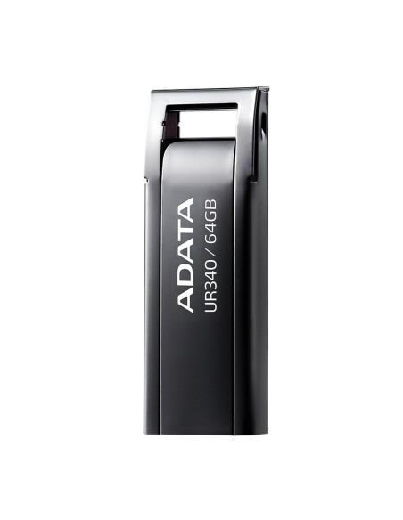 ADATA Lapiz USB UR340 64GB USB 3.2 Metal Black
