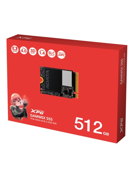 ADATA XPG SSD GAMMIX S55 512Gb Gen4x4 M.2 2230