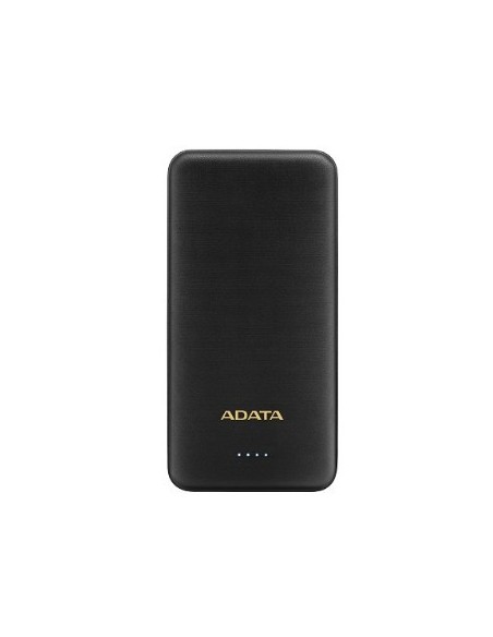 ADATA T10000 batería externa Polímero de litio 10000 mAh Negro