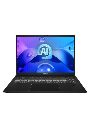 MSI PORTATIL SUMMIT E16 AI EVO A1MTG-016ES. 16" 16 10 QHD+ (2560X1600), 165HZ. IPS. INTEL CORE ULTRA 7 PROCESSOR 155H. INTEL ARC