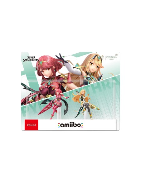 FIGURA NINTENDO AMIIBO PYRA   MYTHRA PACK X 2