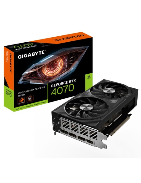 TARJETA GRAFICA GIGABYTE RTX 4070 WINDFORCE 2X OC V2 12GB
