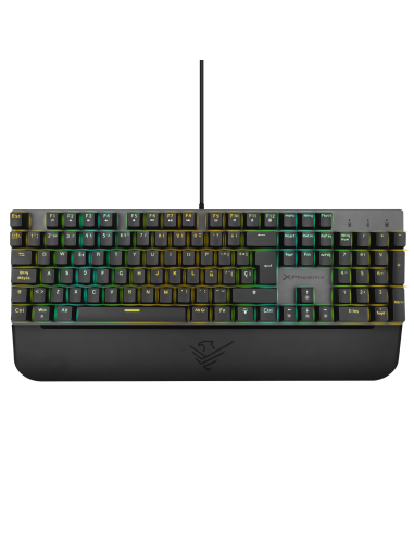 Teclado mecanico gaming phoenix mk1 elite full rgb configurable switches brown usb con reposamuñecas