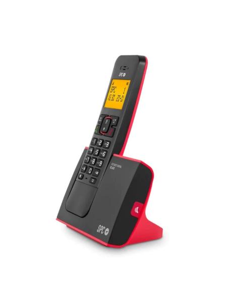 Telefono fijo inalambrico spc dect blade rojo