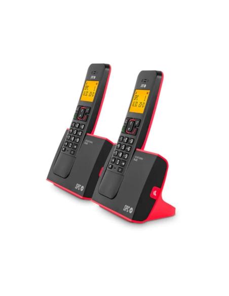 Telefono fijo inalambrico spc dect blade duo rojo