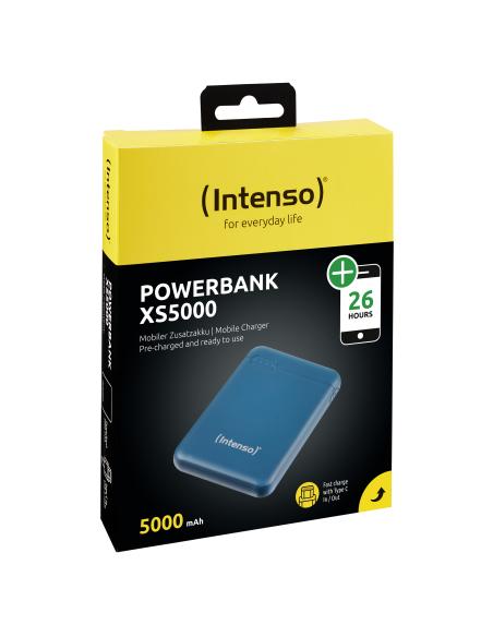 Powerbank intenso xs5000 5000mah usb tipo a usb tipo c petrol