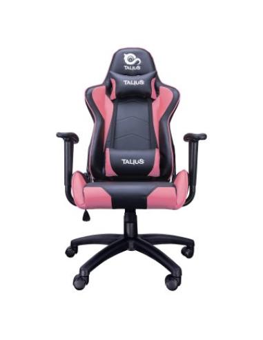 Silla Gamer Talius Gecko V2 Negra/pink, Butterfly, Base Nylon, Ruedas Nylon