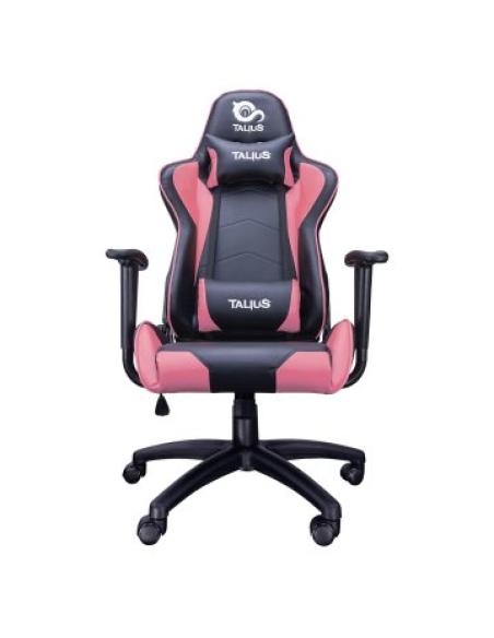 Silla Gamer Talius Gecko V2 Negra/pink, Butterfly, Base Nylon, Ruedas Nylon