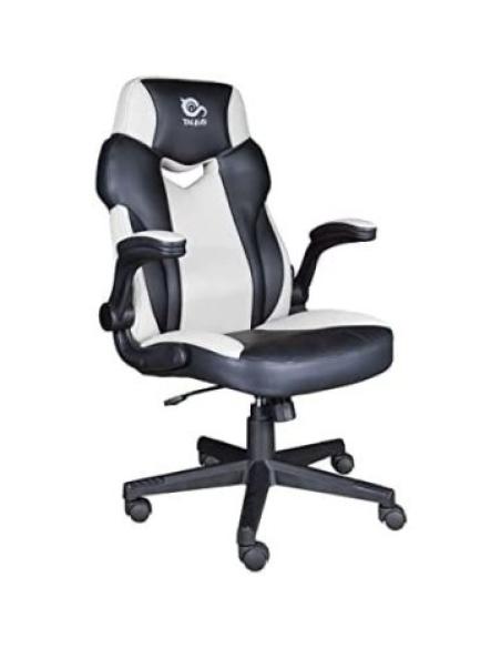 Talius Silla Crab Gaming Negra/gris, Brazos Abatibles, Butterfly, Ruedas Nylon, Piston Clase 4