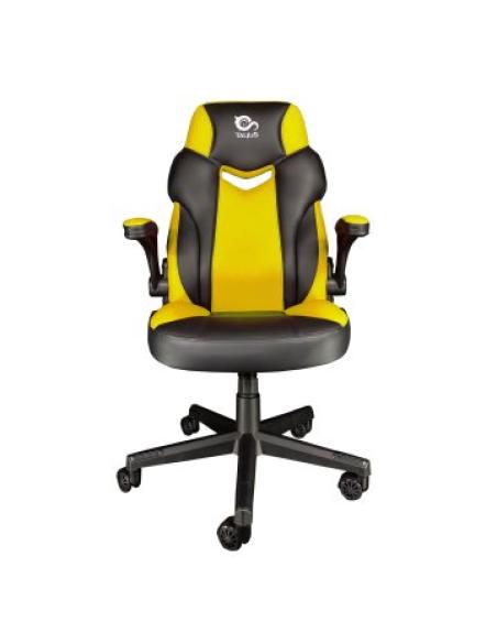 Talius Silla Crab Gaming Negra/amarilla Brazos Abatibles Butterfly, Ruedas Nylon, Piston Clase 4