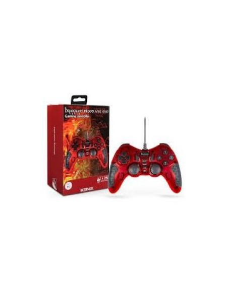 Gamepad Konix Pc Drakkar Blood Axe Evo Cable Usb 1.8m Color Rojo Y Negro