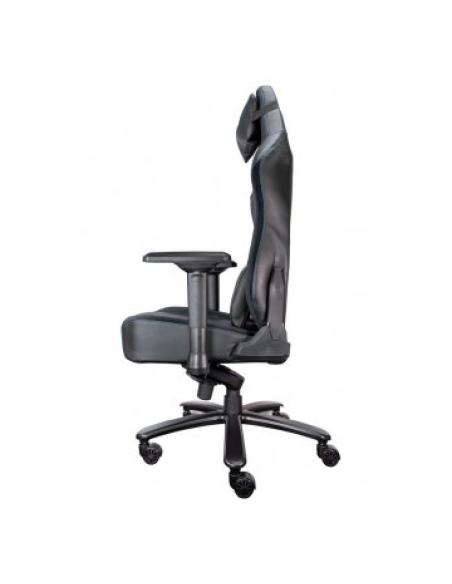 (km0) Silla Gamer Talius Mamut Negra/azul Cash30 4d, Frog, Base Metal, Ruedas Nylon, Soporta Hasta 170kg