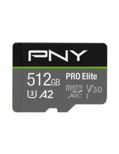 Memoria Sd Micro 512gb Pny Elite Microsdxc Uhs-i Clase 10 100mb/s + Adaptador Sd P-sdux512u3100pro-ge