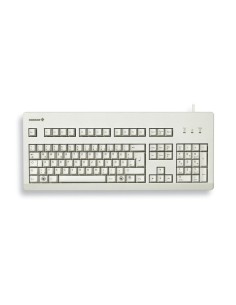 Teclado cherry g80 - 3000 mecanico contacto de oro usb - ps2 blanco