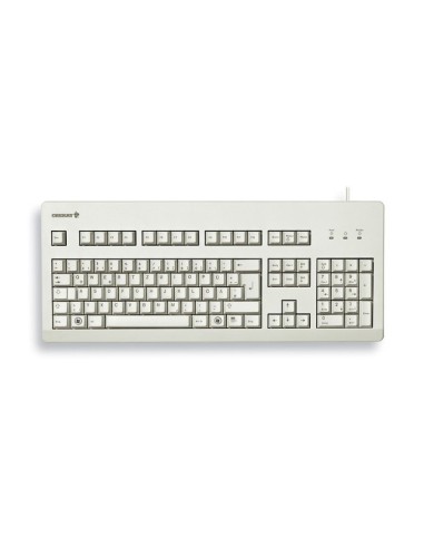 Teclado cherry g80 - 3000 mecanico contacto de oro usb - ps2 blanco