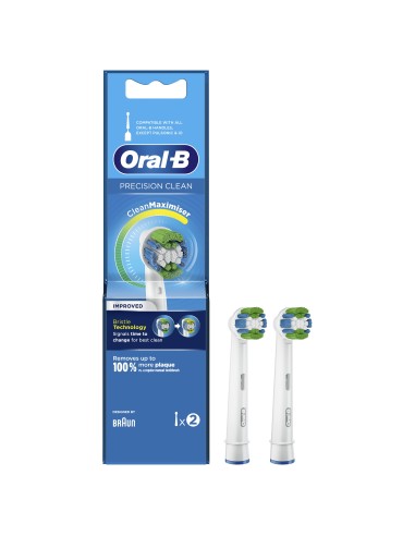 Pack de 2 cabezales - recambios braun oral - b er20rb - 2