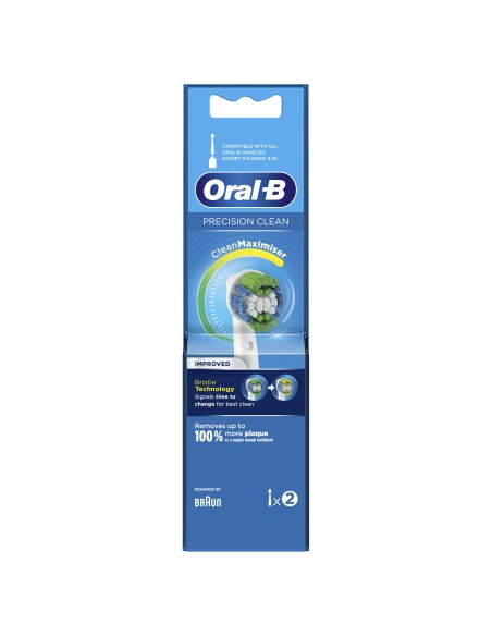 Pack de 2 cabezales - recambios braun oral - b er20rb - 2