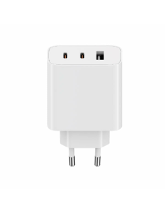 CARGADOR DE PARED XIAOMI 2XUSB-C 1USB-A 67W + CABLE WHITE
