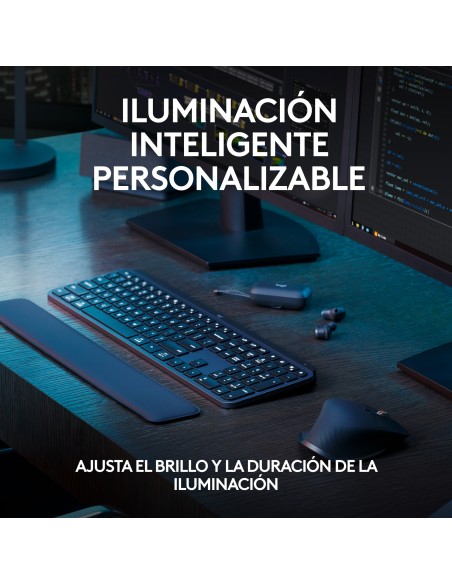 Teclado logitech mx keys s inalambrico grafito