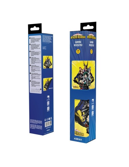 Alfombrilla Gaming Konix Mha Color Amarillo 400x300x1mm Kx-mha-mp-yellow