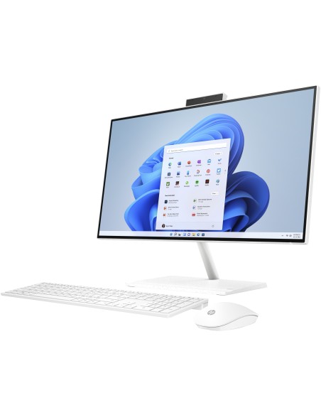 Ordenador All In One Hp 24-cb005ns Celeron J4025 23.8" Fhd Tactil 8gb 512ssd Wifi W11 Color Blanco Inc. Teclado Y Mouse