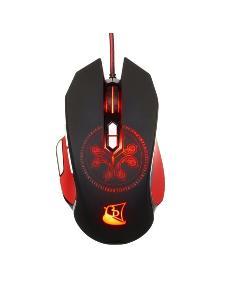 Mouse Konix Gaming Rgb Drakkar Heimdall 9 Botones 4000dpi 1.7m Cable Led Kx-gmd-30-pc