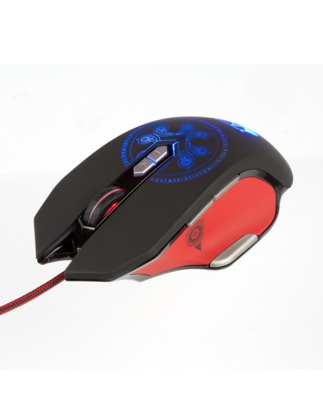 Mouse Konix Gaming Rgb Drakkar Heimdall 9 Botones 4000dpi 1.7m Cable Led Kx-gmd-30-pc