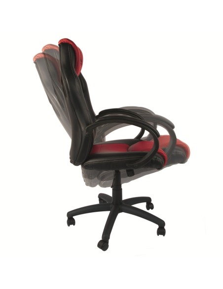Silla Gamer Konix Drakkar Jotun Gran Comodidad Y Ergonomiaº Color Negro Y Rojo Kon Chair Dk Jotun
