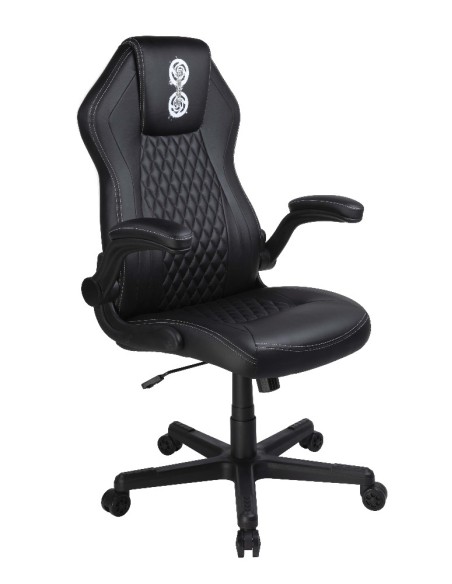 Silla Gamer Konix Jujutsu Kaisen Gran Comodidad Y Ergonomia Clase 4   100 Mm Color Blanco Y Negro