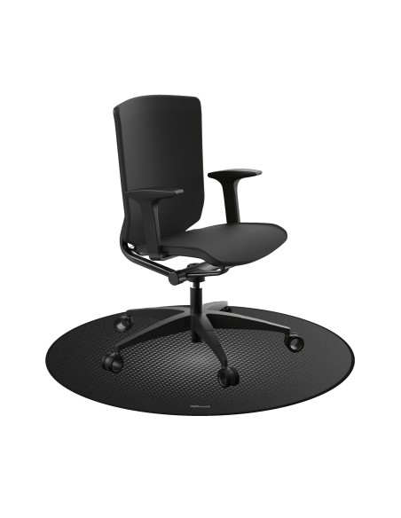 Alfombra De Suelo Trust Redonda Protege El Suelo De Arañazos Diametro 117cm 24134