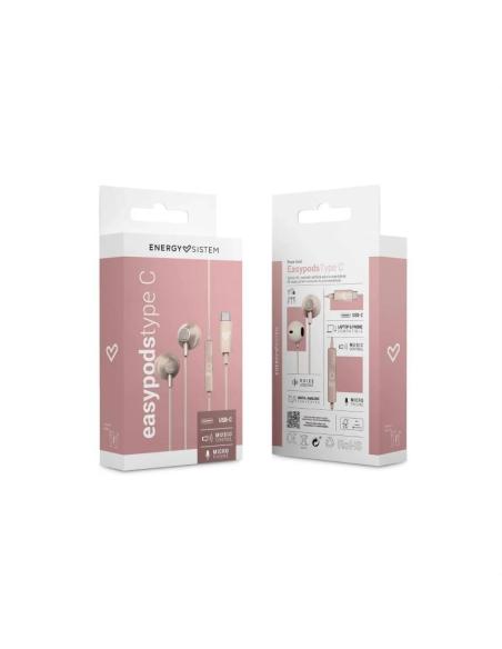 Energy Sistem Auriculares EasyPods Type C Rose