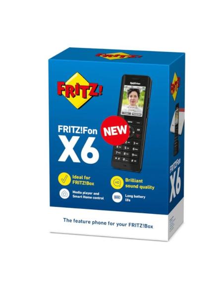 FRITZ! Fon X6 Teléfono inalamb.DECT Negro