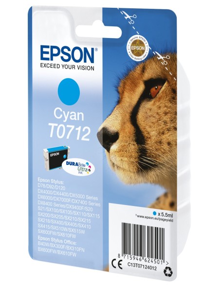 Epson Cartucho T0712 Cyan