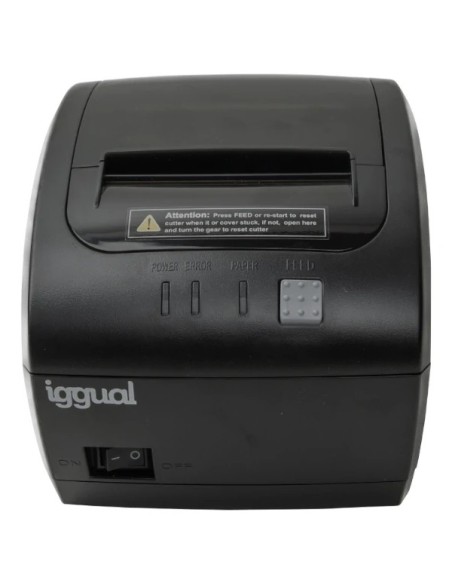 iggual Impresora térmica TP7001 USB+RS232+RJ45
