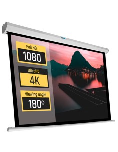 iggual Pantalla eléctrica 4 3 100" 180x180 cm