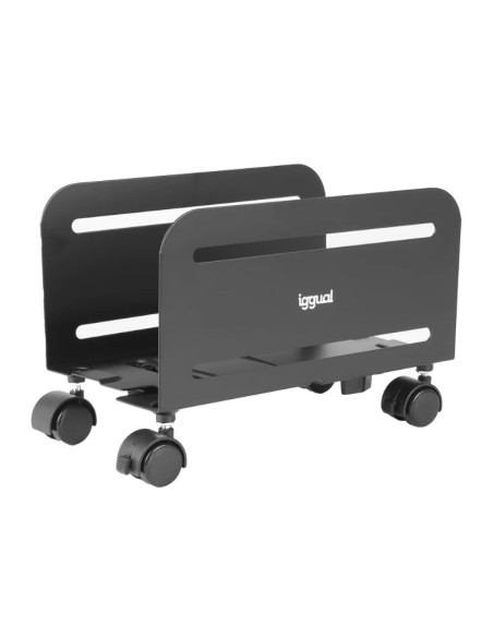 iggual Soporte CPU metálico con ruedas SOP2