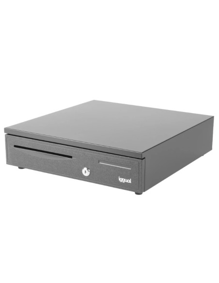 iggual Cajón portamonedas IRON-20 42cm 4+8 negro