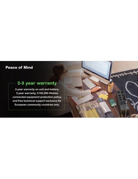 APC Back-UPS  1050VA 600W 8 tomas Schuko USB A+C