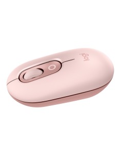 Raton inalambrico logitech pop mouse rosa